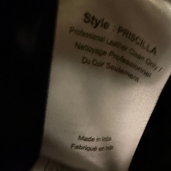 Women's Black Leather Real Fur Hooded Jacket with belt - Picture 9 of 12